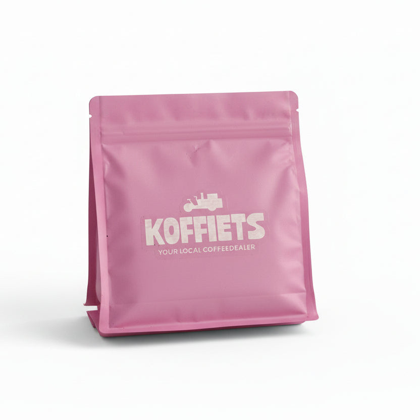 Roze Koffiets-zak